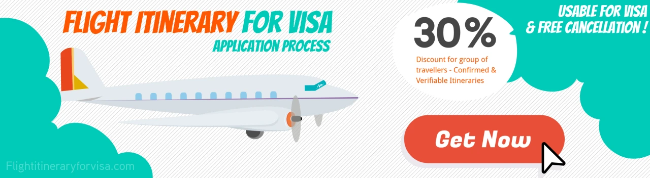 Flight-Reservation-For-Visa-Service-Banner