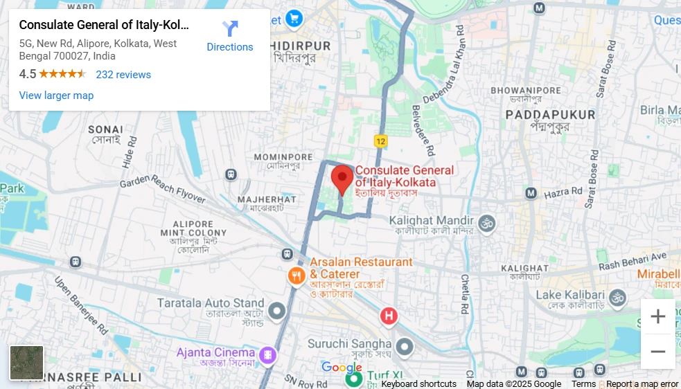 Consulate General Of Italy in Kolkata