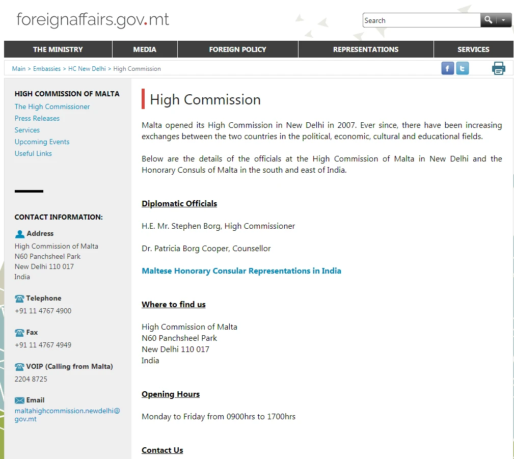 High-Commission-of-Malta-in-New-Delhi-Book-Appointment