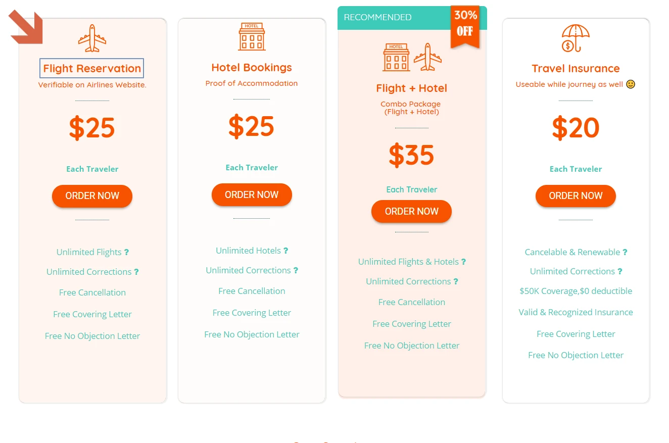 Flight-Reservation-For-Visa-Step-1